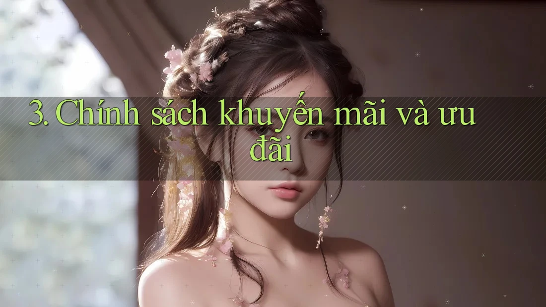 3. Chính sách khuyến mãi và ưu đãi 3. Chính sách khuyến mãi và ưu đãi