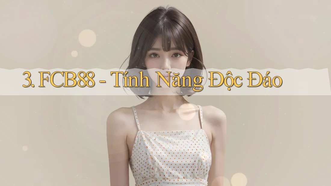 3. FCB88 - Tính Năng Độc Đáo 3. FCB88 - Tính Năng Độc Đáo
