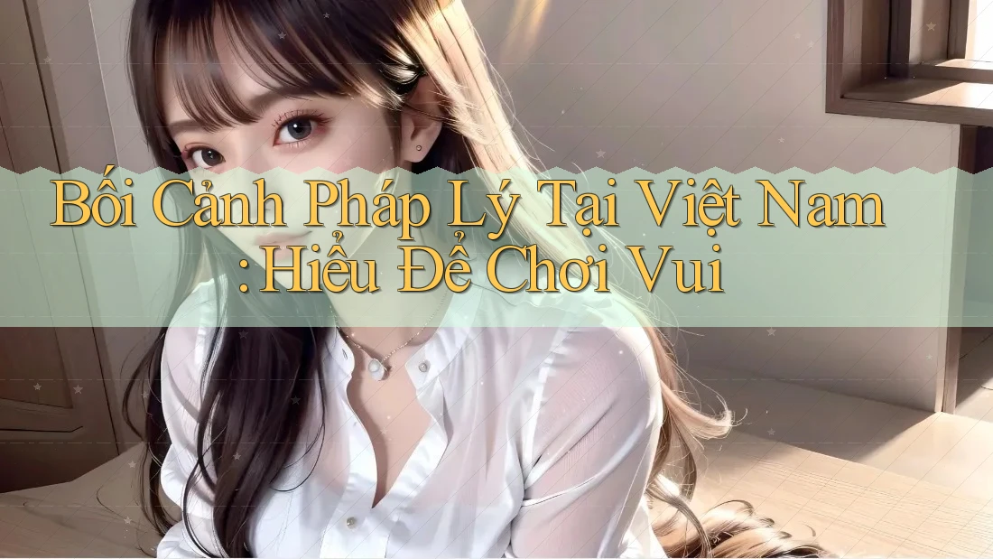 Bối Cảnh Pháp Lý Tại Việt Nam: Hiểu Để Chơi Vui