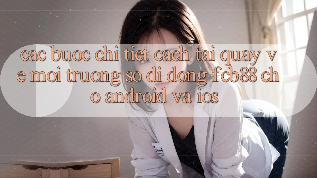 Các bước Chi Tiết Cách Tải quay về Môi trường số di động FCB88 Cho Android Và iOS Các bước Chi Tiết Cách Tải quay về Môi trường số di động FCB88 Cho Android Và iOS