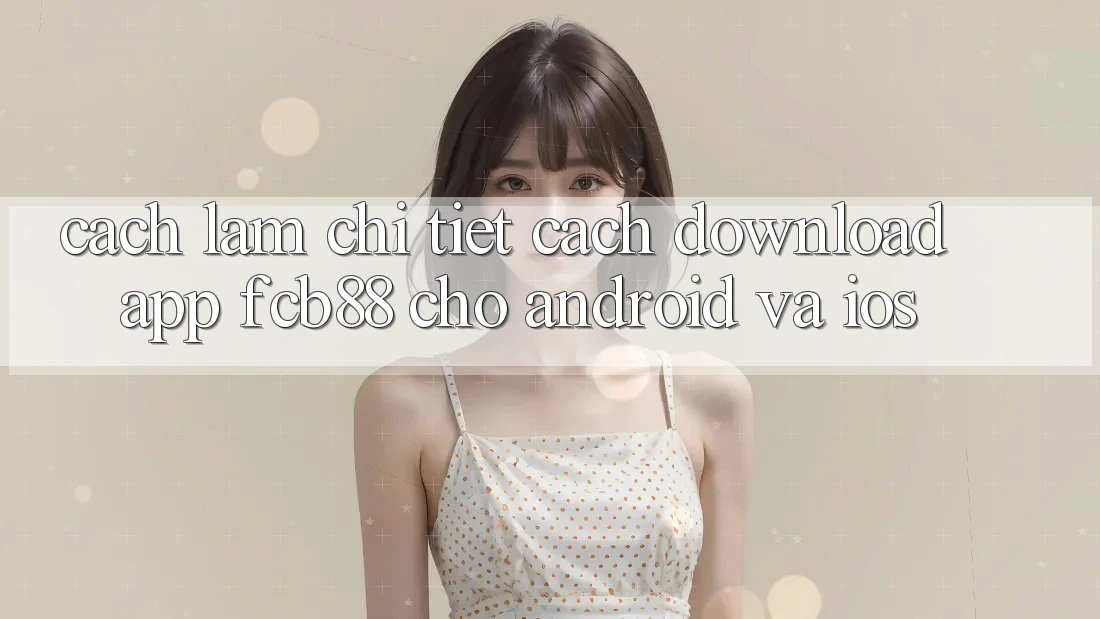 Cách làm Chi Tiết Cách Download App FCB88 Cho Android Và iOS Cách làm Chi Tiết Cách Download App FCB88 Cho Android Và iOS