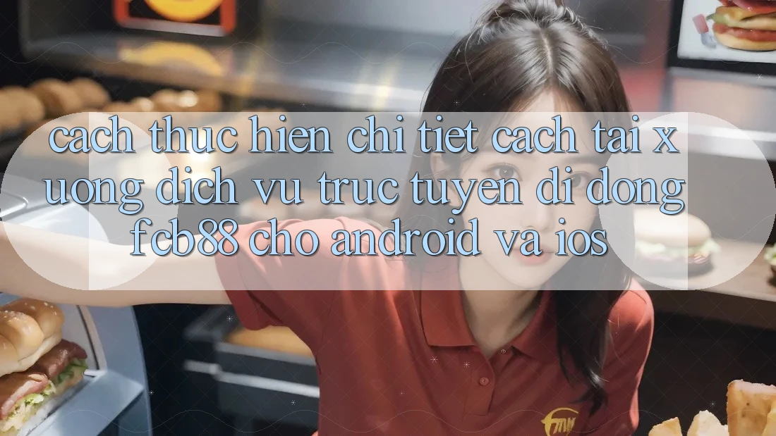 Cách thực hiện Chi Tiết Cách Tải xuống Dịch vụ trực tuyến di động FCB88 Cho Android Và iOS