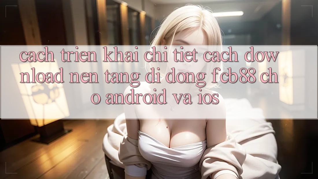 Cách triển khai Chi Tiết Cách Download Nền tảng di động FCB88 Cho Android Và iOS Cách triển khai Chi Tiết Cách Download Nền tảng di động FCB88 Cho Android Và iOS