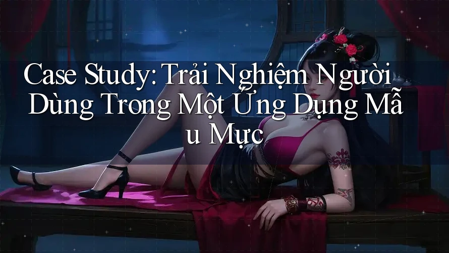 Case Study: Trải Nghiệm Người Dùng Trong Một Ứng Dụng Mẫu Mực Case Study: Trải Nghiệm Người Dùng Trong Một Ứng Dụng Mẫu Mực