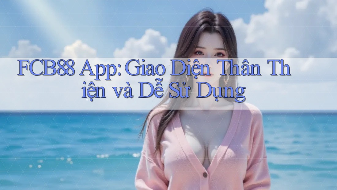 FCB88 App: Giao Diện Thân Thiện và Dễ Sử Dụng FCB88 App: Giao Diện Thân Thiện và Dễ Sử Dụng