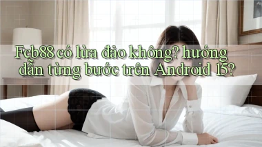 Fcb88 có lừa đảo không hướng dẫn từng bước trên Android 15