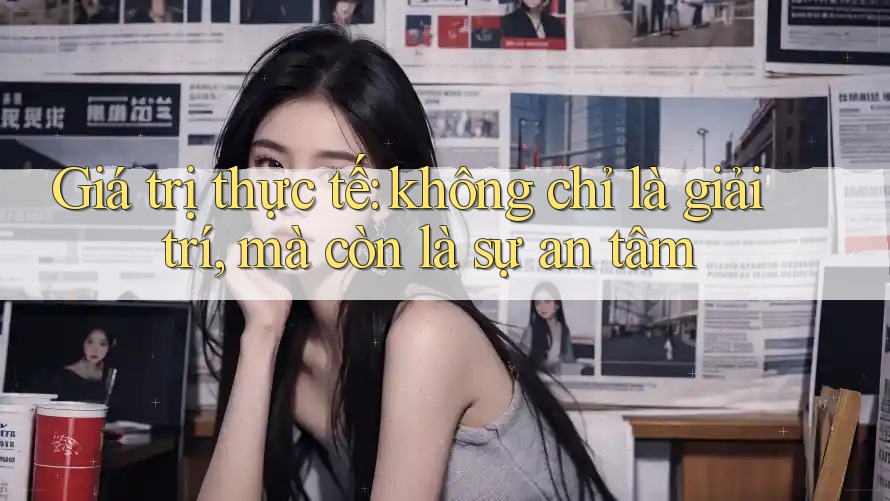 Giá trị thực tế: không chỉ là giải trí, mà còn là sự an tâm Giá trị thực tế: không chỉ là giải trí, mà còn là sự an tâm