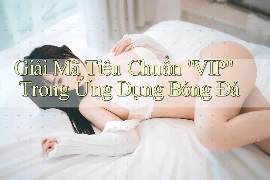 Giải Mã Tiêu Chuẩn “VIP” Trong Ứng Dụng Bóng Đá Giải Mã Tiêu Chuẩn “VIP” Trong Ứng Dụng Bóng Đá