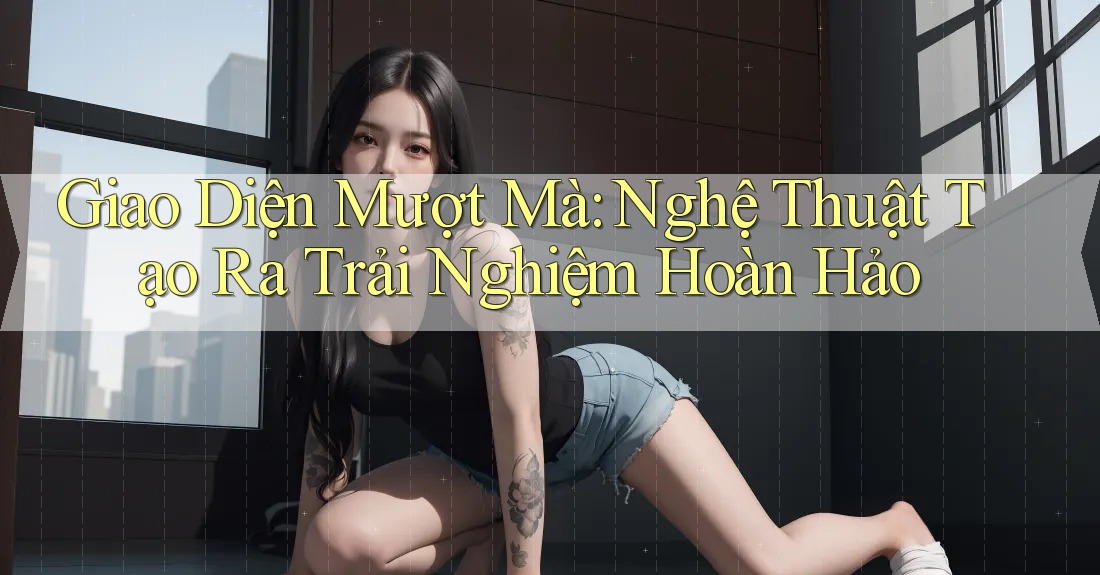 Giao Diện Mượt Mà: Nghệ Thuật Tạo Ra Trải Nghiệm Hoàn Hảo Giao Diện Mượt Mà: Nghệ Thuật Tạo Ra Trải Nghiệm Hoàn Hảo