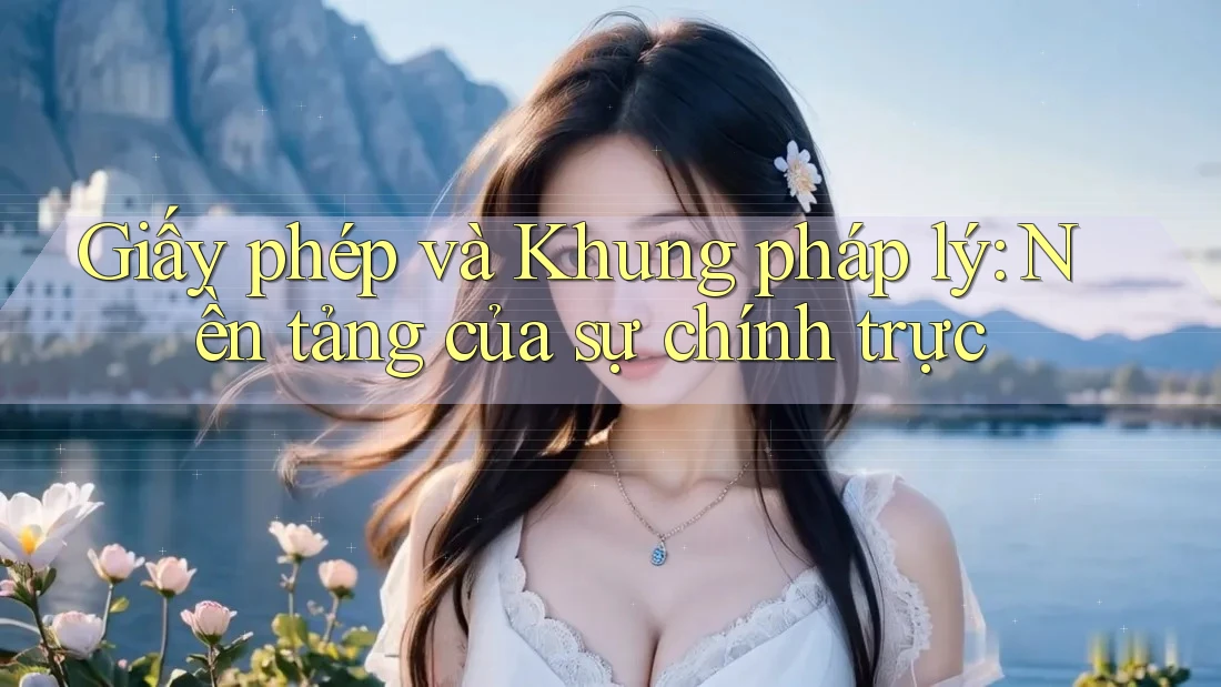Giấy phép và Khung pháp lý: Nền tảng của sự chính trực Giấy phép và Khung pháp lý: Nền tảng của sự chính trực