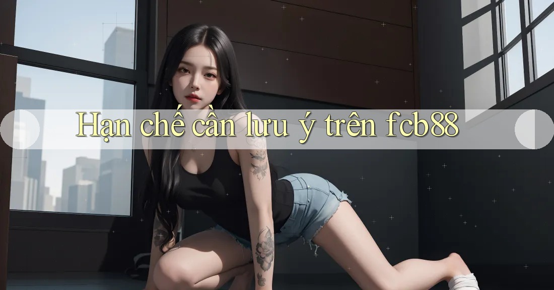 Hạn chế cần lưu ý trên fcb88 Hạn chế cần lưu ý trên fcb88