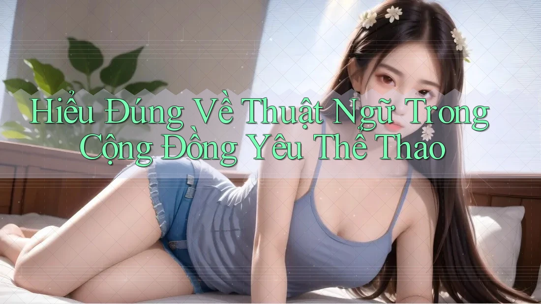 Hiểu Đúng Về Thuật Ngữ Trong Cộng Đồng Yêu Thể Thao Hiểu Đúng Về Thuật Ngữ Trong Cộng Đồng Yêu Thể Thao