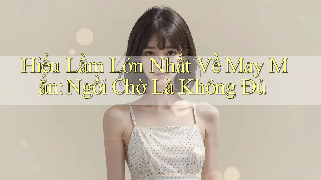 Hiểu Lầm Lớn Nhất Về May Mắn: Ngồi Chờ Là Không Đủ Hiểu Lầm Lớn Nhất Về May Mắn: Ngồi Chờ Là Không Đủ