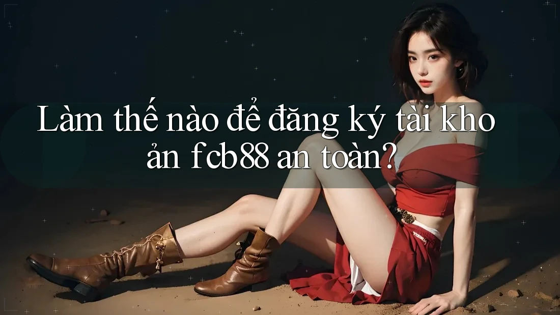 Làm thế nào để đăng ký tài khoản fcb88 an toàn? Làm thế nào để đăng ký tài khoản fcb88 an toàn?