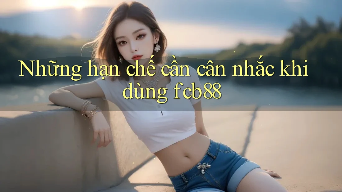 Những hạn chế cần cân nhắc khi dùng fcb88 Những hạn chế cần cân nhắc khi dùng fcb88