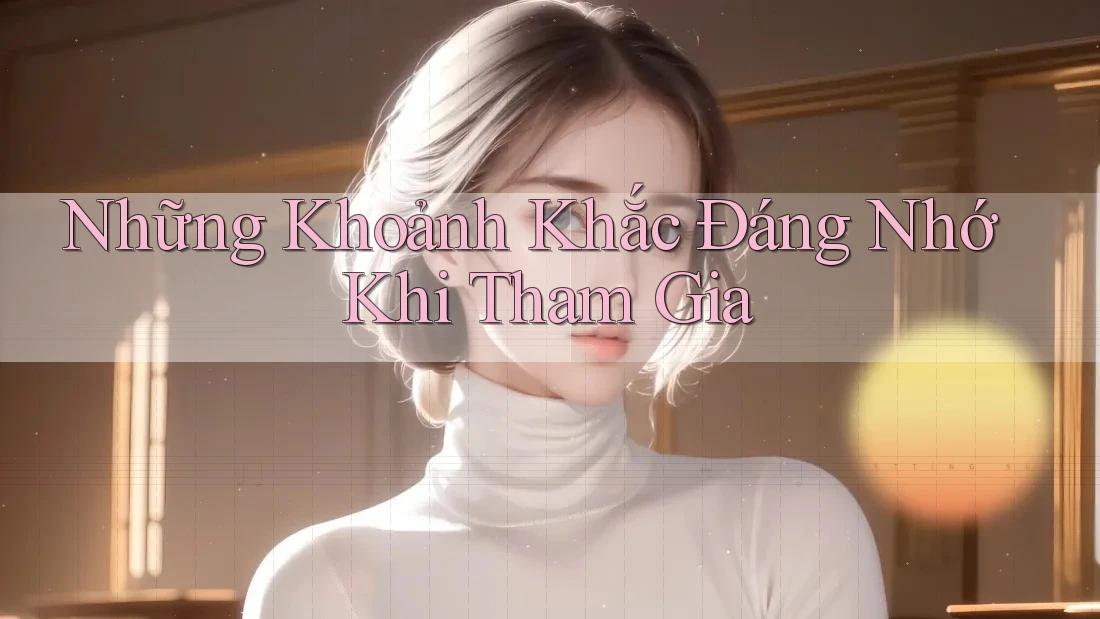 Những Khoảnh Khắc Đáng Nhớ Khi Tham Gia Những Khoảnh Khắc Đáng Nhớ Khi Tham Gia