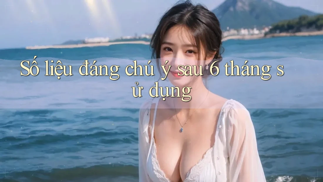 Số liệu đáng chú ý sau 6 tháng sử dụng Số liệu đáng chú ý sau 6 tháng sử dụng