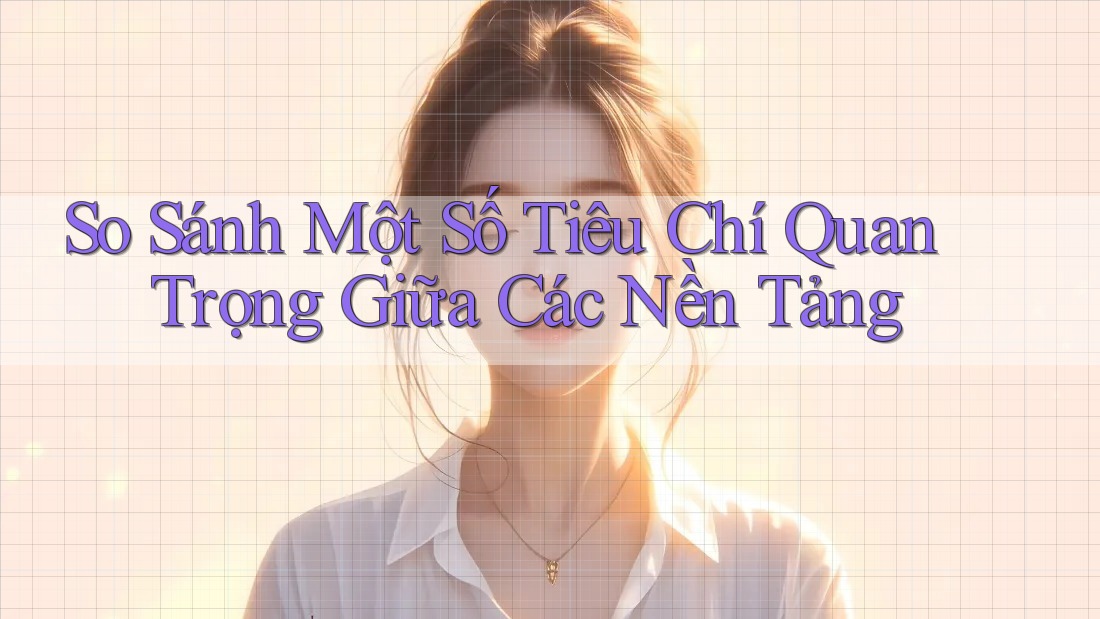 So Sánh Một Số Tiêu Chí Quan Trọng Giữa Các Nền Tảng So Sánh Một Số Tiêu Chí Quan Trọng Giữa Các Nền Tảng