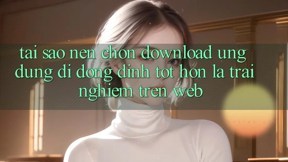Tại Sao Nên Chọn Download Ứng Dụng Di Động Đỉnh tốt hơn Là Trải Nghiệm Trên Web? Tại Sao Nên Chọn Download Ứng Dụng Di Động Đỉnh tốt hơn Là Trải Nghiệm Trên Web?