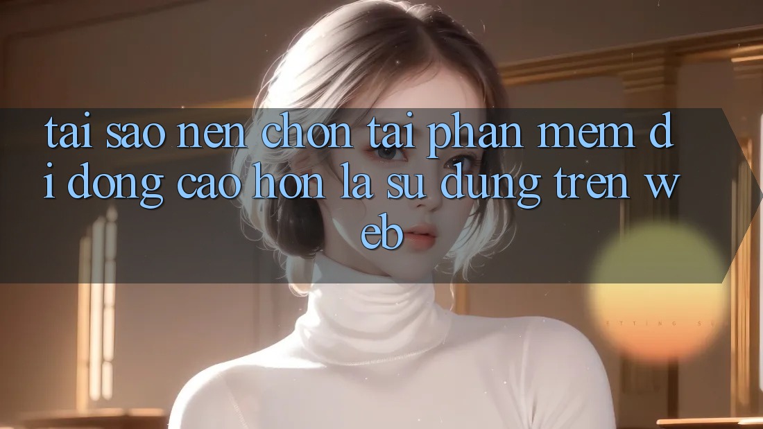 Tại Sao Nên Chọn Tải Phần mềm Di Động Cao hơn Là Sử dụng Trên Web?