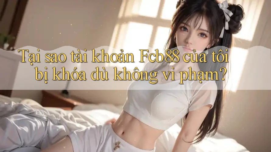 Tại sao tài khoản Fcb88 của tôi bị khóa dù không vi phạm? Tại sao tài khoản Fcb88 của tôi bị khóa dù không vi phạm?