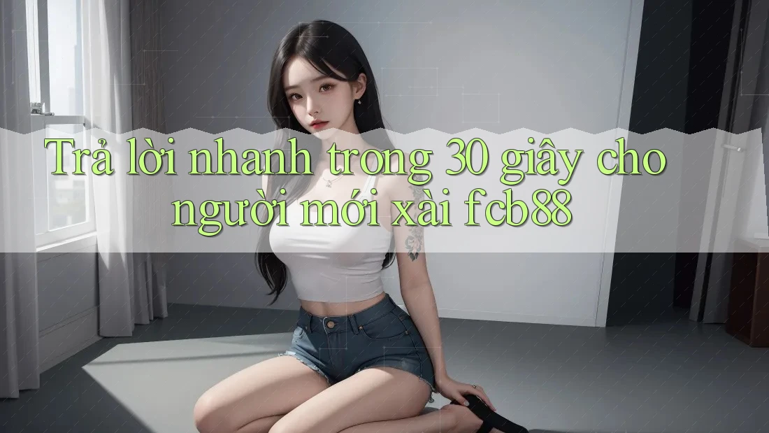 Trả lời nhanh trong 30 giây cho người mới xài fcb88 Trả lời nhanh trong 30 giây cho người mới xài fcb88