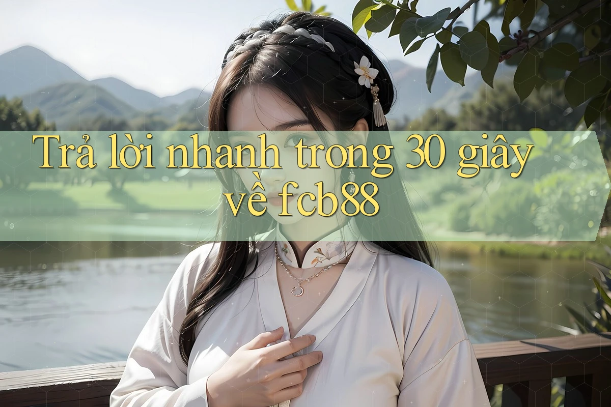 Trả lời nhanh trong 30 giây về fcb88 Trả lời nhanh trong 30 giây về fcb88