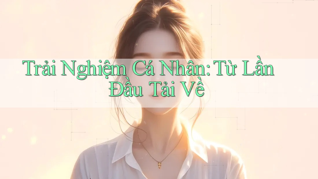 Trải Nghiệm Cá Nhân: Từ Lần Đầu Tải Về Trải Nghiệm Cá Nhân: Từ Lần Đầu Tải Về