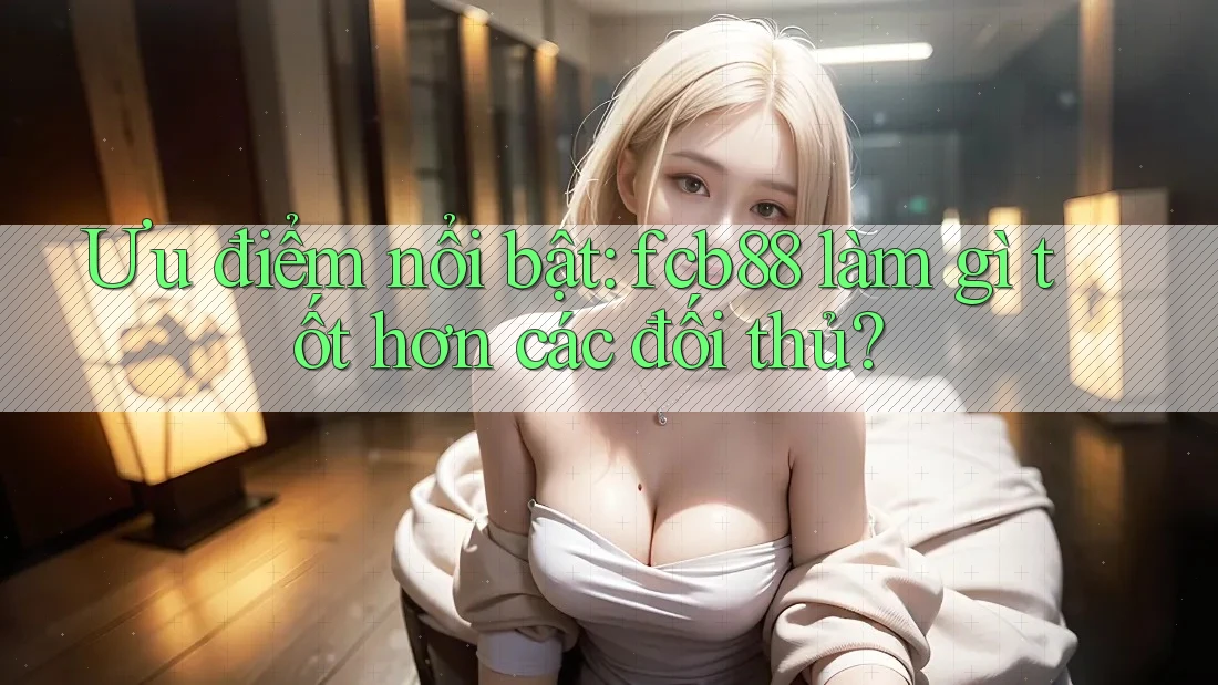 Ưu điểm nổi bật: fcb88 làm gì tốt hơn các đối thủ? Ưu điểm nổi bật: fcb88 làm gì tốt hơn các đối thủ?